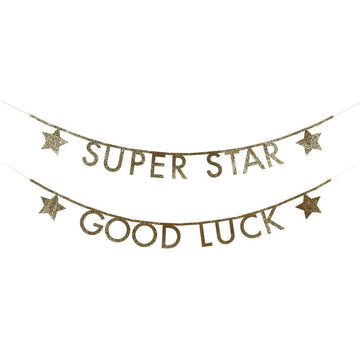 Letterslinger set - Gold Glitter